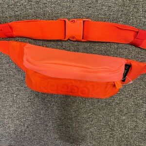 Reebok Orange Belt Bag waist Fanny pack minimalist running travel bag